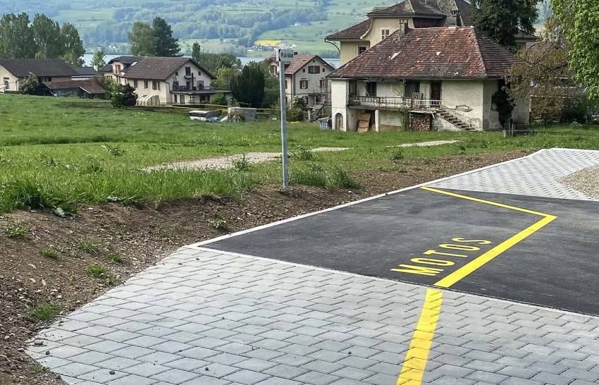 <p>Motorrad Parkplatz</p>